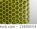 Abstract geometrical honey cells modern template 13899554