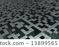 Dark plane of disorderly squares 13899565