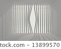 bent prison bars 13899570