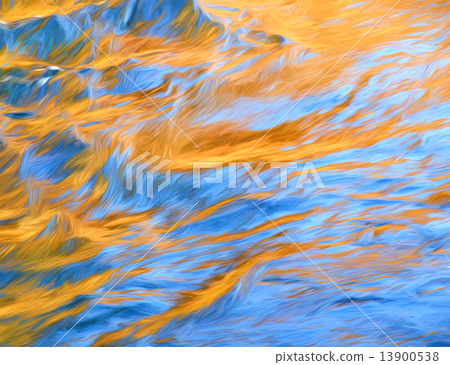 reflection of the sun on the water 13900538