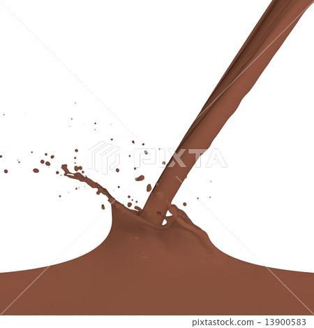 splashing milk 13900583