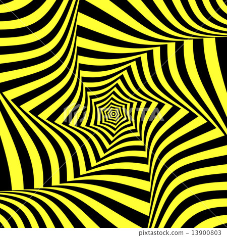 Illusion of torsion movement. Abstract design. 13900803