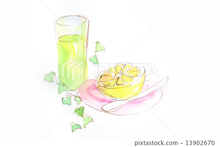 冰沙果汁葡萄柚柑橘健康健康低卡路里混合果汁水果蔬菜冰糕飲料飲料綠色冰沙早餐食品纖維維生素 13902670