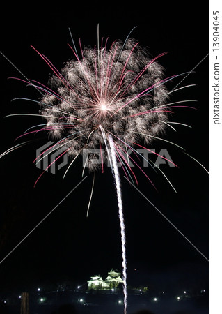 Echizen Ono Castle Winter Fireworks 8 Echizen Ono Castle Winter Fireworks 8 13904045