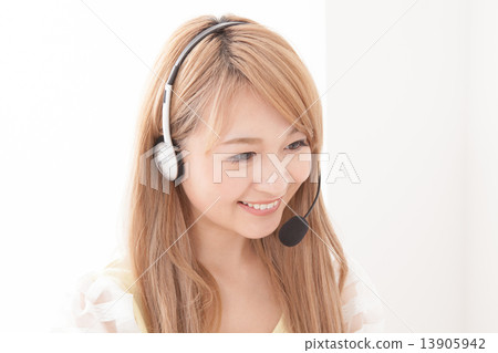 operator, intercom, person 13905942