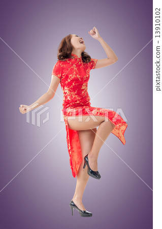 chinese woman at new year 13910102