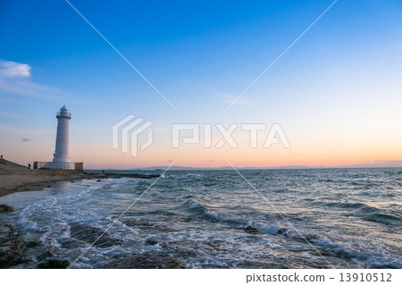 Aichi Prefecture, Chita Peninsula [Dusk from Noma Lighthouse] 13910512