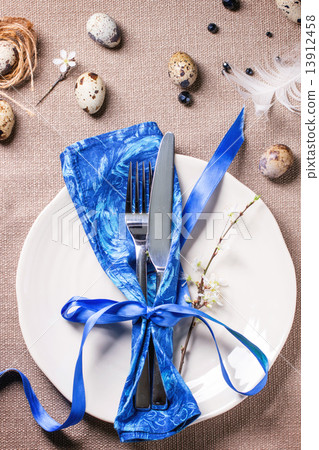 Easter table setting Easter table setting 13912458