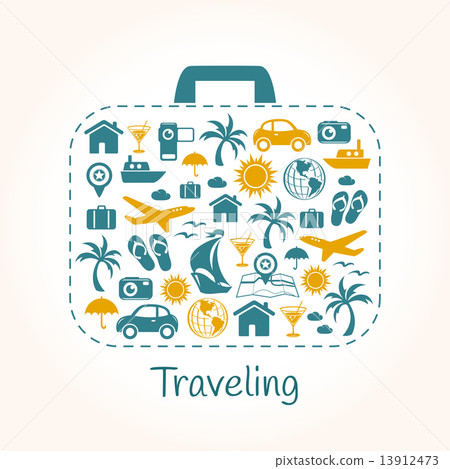 Travel holiday suitcase 13912473