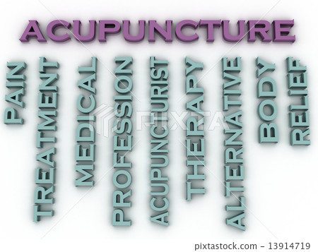 3d image Acupuncture issues concept word cloud background 3d image Acupuncture issues concept word cloud background 13914719