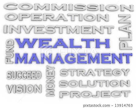 3d image wealth management issues concept word cloud background 3d image wealth management issues concept word cloud background 13914763