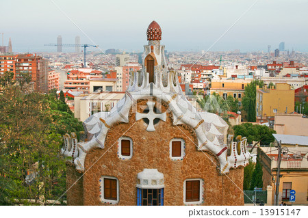 Park Guell in Barcelona, Spain. 13915147