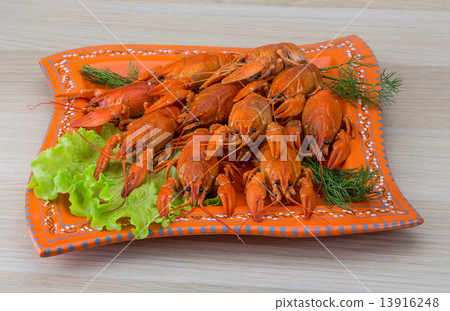 Boiled crayfish Boiled crayfish 13916248