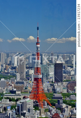 From Roppongi Hills Skydeck Tokyo Tower and Zojoji From Roppongi Hills Skydeck Tokyo Tower and Zojoji 13917234