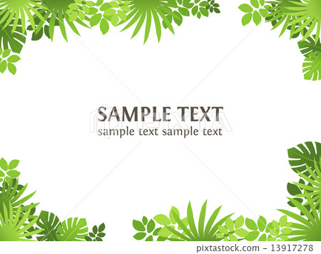 植物裝飾框架 13917278