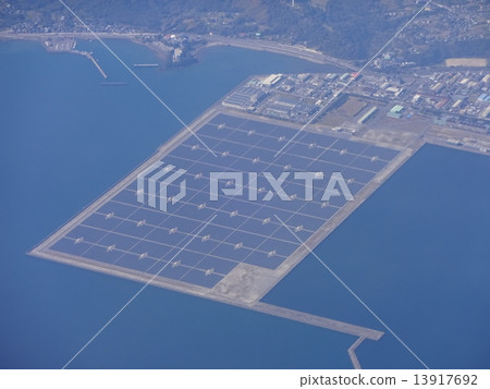 Over Kagoshima Nanatsu Island Mega Solar Power Station Over Kagoshima Nanatsu Island Mega Solar Power Station 13917692