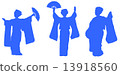 Japanese dance silhouette Part 11 13918560