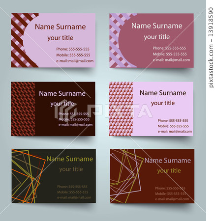 Modern simple light business card template 13918590