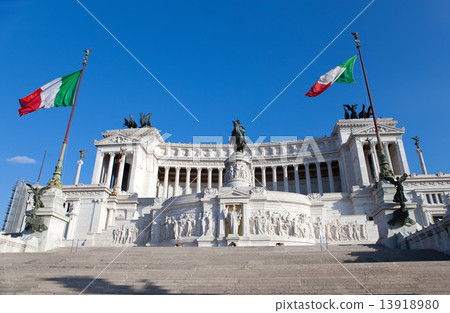 Italy. Rome. Vittoriano- a monument in honor of the first king of incorporated Italy Victor Emmanuil Italy. Rome. Vittoriano- a monument in honor of the first king of incorporated Italy Victor Emmanuil 13918980