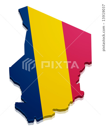 Map Chad 13919037