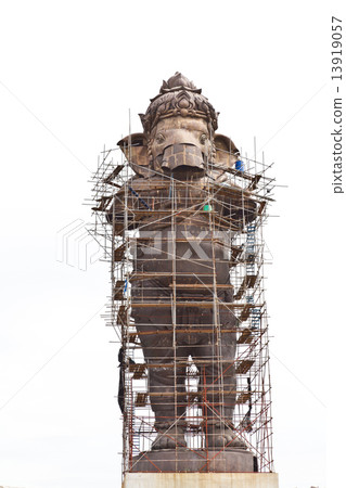Construction,Ganesh hindu god in Thai temple 13919057