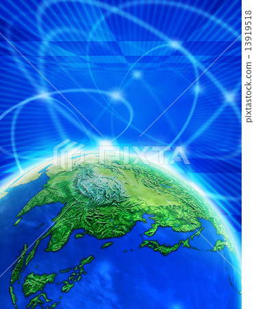 Earth's Internet network 13919518