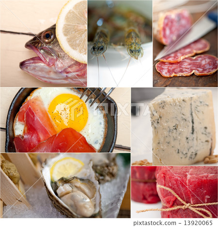 high protein food collection collage high protein food collection collage 13920065