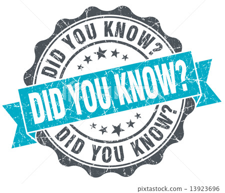 did you know vintage turquoise seal isolated on white did you know vintage turquoise seal isolated on white 13923696