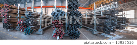 warehouse tubing. Oil and gas industry warehouse tubing. Oil and gas industry 13925536