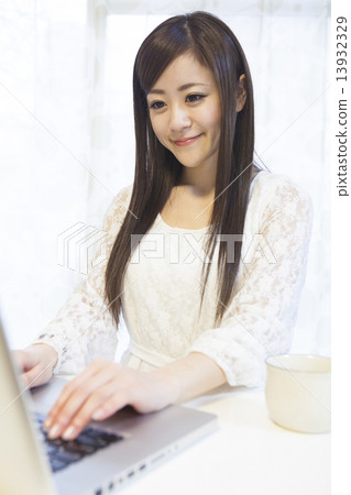 女人經營電腦 13932329