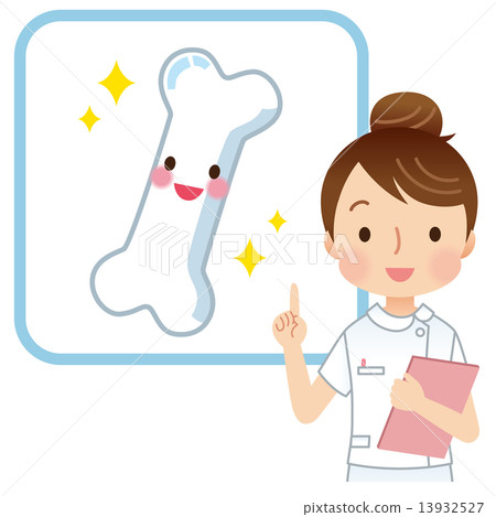 護士解釋健康的骨頭 護士解釋健康的骨頭 13932527