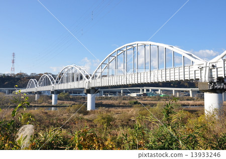 Kanagawa Bridge 100 Selection Sagawa River Mizuhashi Bridge Kanagawa Bridge 100 Selection Sagawa River Mizuhashi Bridge 13933246