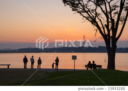 Tega-numa公園日落 13933288