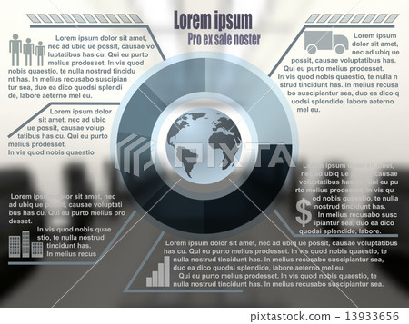 Business template with transparent layers Business template with transparent layers 13933656