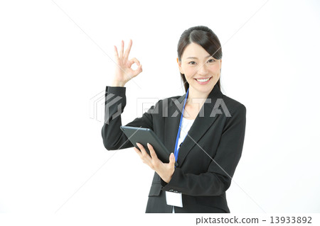 平板電腦·女商人 13933892