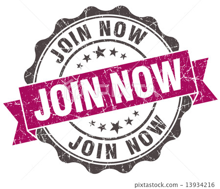 join now grunge violet seal isolated on white join now grunge violet seal isolated on white 13934216