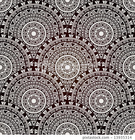 Vector Seamless Hand Drawn Doodle Pattern - Stock Illustration ...