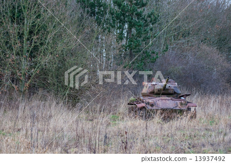 Tank in the nature Tank in the nature 13937492