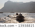 A sightseeing boat heading for Capri's Shimao cave 13938815