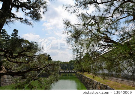 Nijo castle inner moat Nijo castle inner moat 13940009