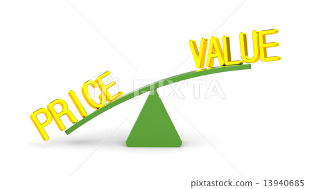Value and price - Stock Illustration [13940685] - PIXTA