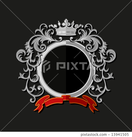 Coat of arms in modern flat style. Vector illustration 13941505