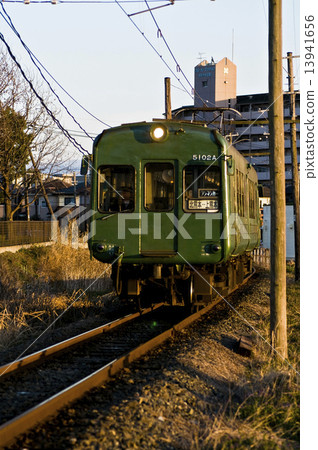 Kumamoto Electric Railway Blue Frog 13941656