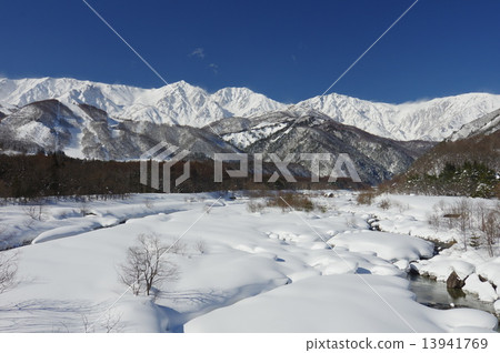 Hakuba Miyama and Matsukawa (winter) 13941769
