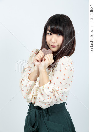 Woman with chocolate 13943684