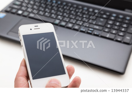Smartphone and computer 13944337