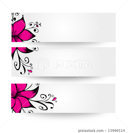 business cards with flowers 13946514