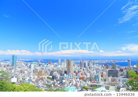 城市風景摩天大樓組 13946836