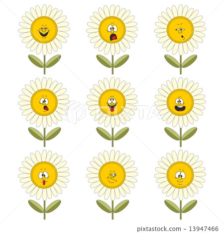 Funny flowers with different emotions 012 Funny flowers with different emotions 012 13947466
