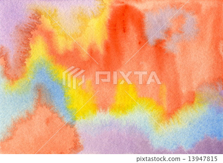 五顏六色和抽像水彩背景紋理 13947815